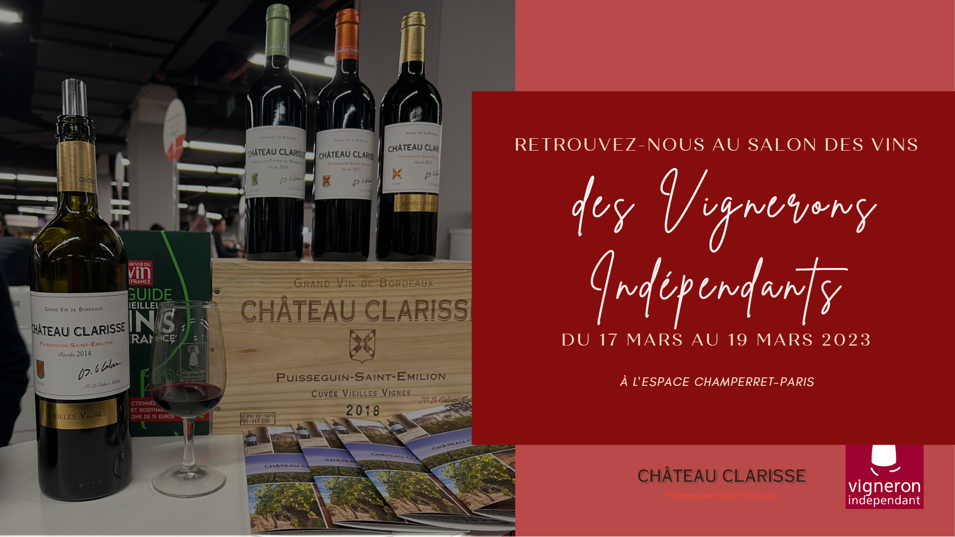 RDV au 30ème Salon des Vins des Vignerons Indépendants